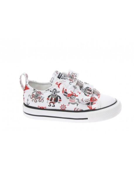 Sneakers Scarpe bambina ragazza Converse CHUCK TAYLOR ALL STAR IRIDESCENT  GLITTER HI Argento