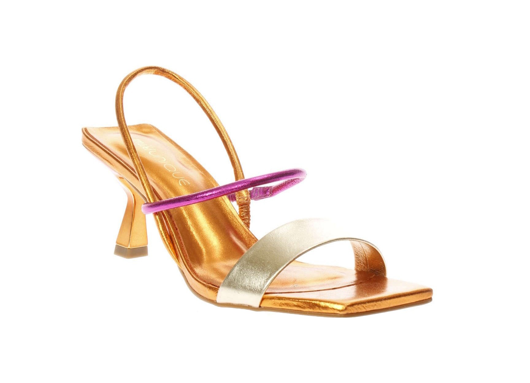 Miss Unique Sandalo fascia in laminato da donna - De Silvestri Shoes