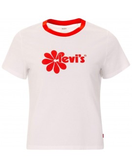 Levis  Graphic Jordie Tee Poster Logo Dais