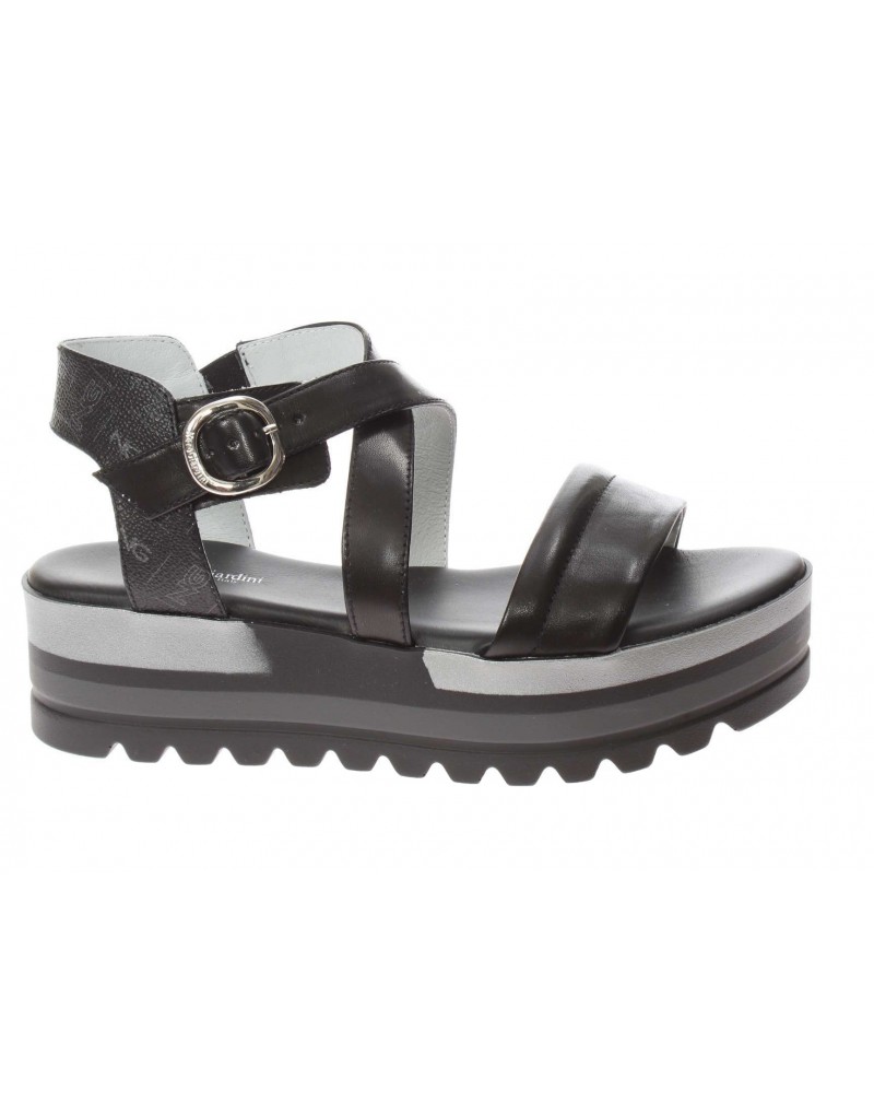 Nero Giardini Sandali zeppa una fascia da donna - De Silvestri Shoes