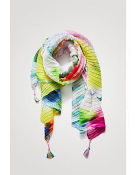 Desigual  Foulard Pleated Focus Rectangle