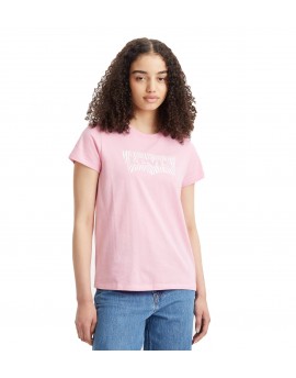 Levis  T-shirt The Perfect Tee Zebra Fill