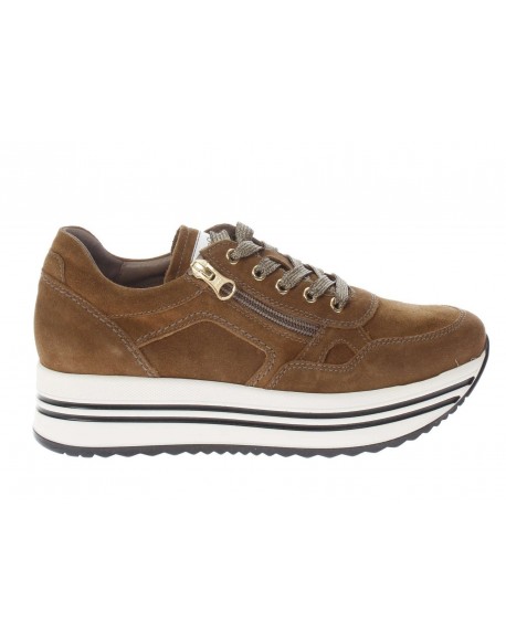 Nero Giardini  Sneaker Palform Velour Malto