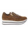 Nero Giardini  Sneaker Palform Velour Malto