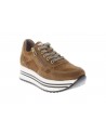 Nero Giardini  Sneaker Palform Velour Malto