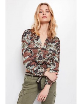 Gaudi Jeans  Blusa con stampa camouflage