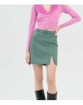Fracomina  Gonna Mini Skirt Greenblack