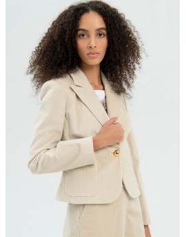 Fracomina  Giacca Regular Jacket Biscuit
