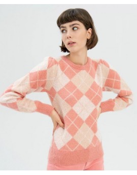Fracomina  Maglia Puffy Pull Biscuitcoral