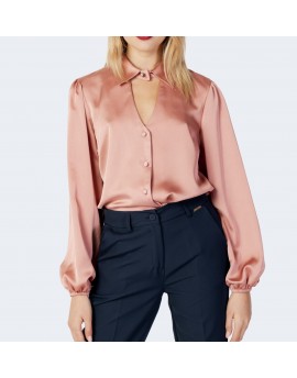 Akè  Camicia manica lunga scollo