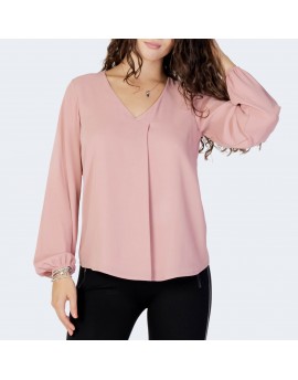 Akè  Blouse  scollo a V manica lunga