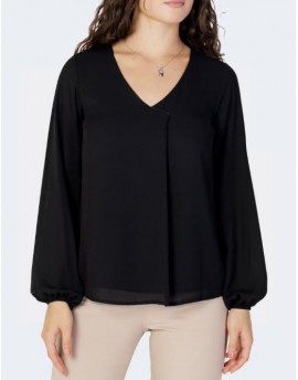Akè  Blouse scollo a V manica lunga