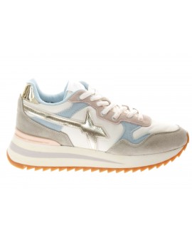 W6YZ  Sneaker  Yak Camoscio E Tessuto