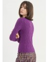 Fracomina  Maglia Knitted Sweater Violet