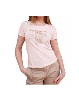 Fracomina  Logo Slim T-Shirt Rose