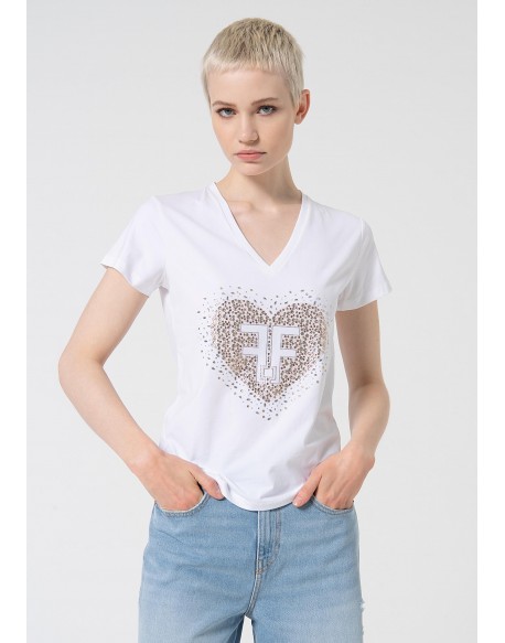 Fracomina  Graphic T-Shirt White