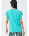 Fracomina  T-Shirt Over Turquoise
