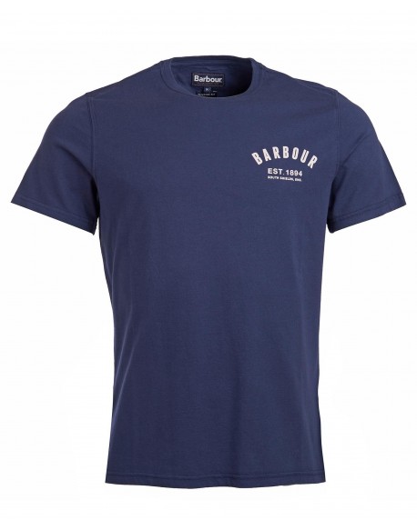 Barbour  T shirt Preppy Navy