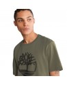 Timberland  T shirt logo Kenn verde