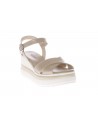 Nero Giardini  Sandali zeppai in pelle  fascia incrociata