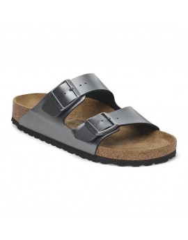 Birkenstock  Arizona brko flor metallic black calz. stretta