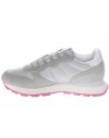 Sun68  Sneaker Ally solid nylon  grigio chiaro