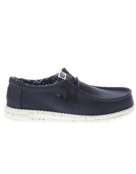 Hey Dude  Sneaker Wally Canvas  Navy
