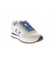 Sun68  Sneaker Tom Solid pelle e tessuto bianco