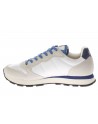Sun68  Sneaker Tom Solid pelle e tessuto bianco