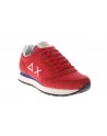 Sun68  Sneaker Tom Solid pelle e tessuto rosso