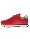 Sun68  Sneaker Tom Solid pelle e tessuto rosso