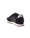 Sun68  Sneaker Tom Solid pelle e tessuto nero