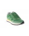 Sun68  Sneaker Tom Solid pelle e tessuto verde
