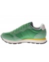 Sun68  Sneaker Tom Solid pelle e tessuto verde