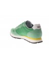 Sun68  Sneaker Tom Solid pelle e tessuto verde