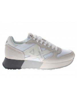Sun68  Sneaker Jaki 2.0 pelle e tessuto bianco