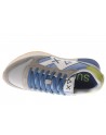 Sun68  Sneaker Jaki 2.0 pelle e tessuto grigio chiaro
