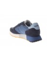 Sun68  Sneaker Jaki 2.0 pelle e tessuto navy
