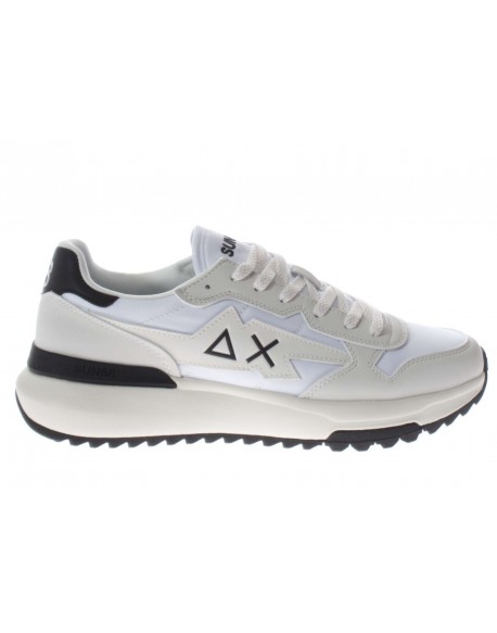 Sun68  Sneaker Niki  2.0 solid pelle e tessuto