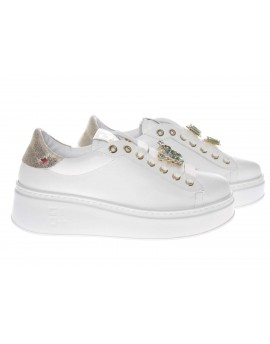 Gio+  Sneaker in pelle combi