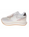W6YZ  Sneaker Deva platform bianco/platino