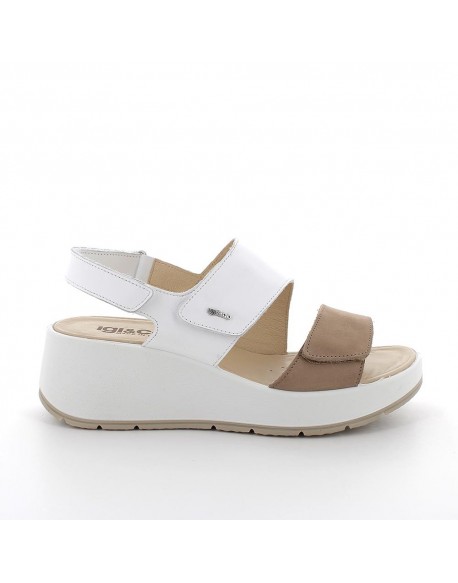 Igi&Co  Sandalo a fasce regolabili con zeppa DCL 76665