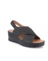 Igi&Co  Sandalo a fasce incrociate con zeppa DCL 76647