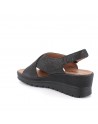 Igi&Co  Sandalo a fasce incrociate con zeppa DCL 76647