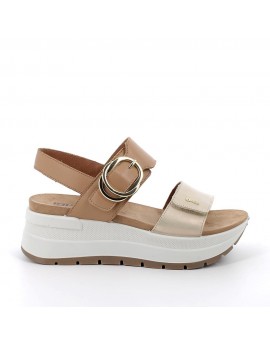 Igi&Co  Sandalo due fasce regolabili con platform