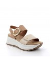 Igi&Co  Sandalo due fasce regolabili con platform