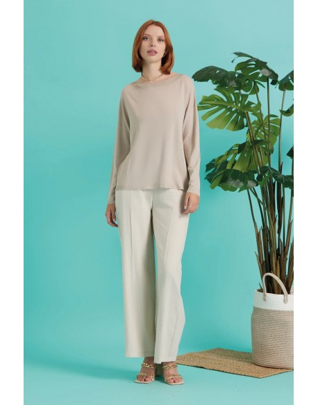 Take.Two  Maglia manica lunga lurex