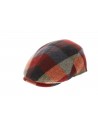 Manifattura primavesi  Coppola a quadri spinato rosso