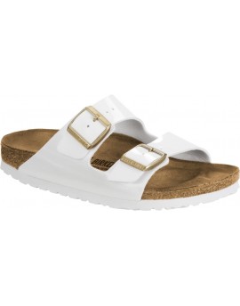 Birkenstock  Arizona birko flor white calz. stretta