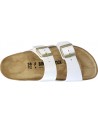 Birkenstock  Arizona birko flor white calz. stretta